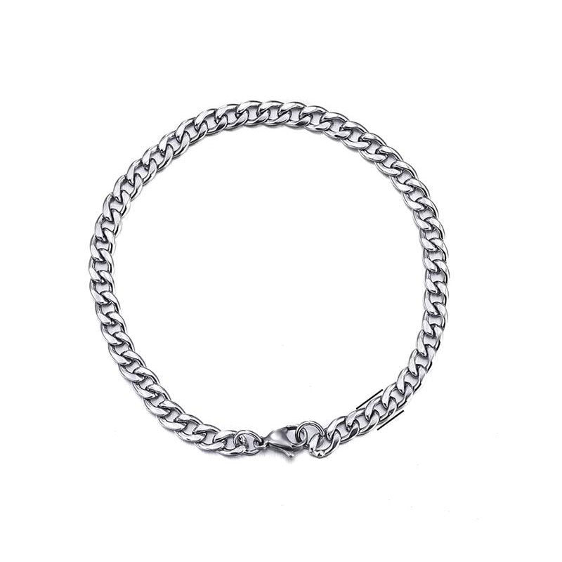 Stainless Steel Bracelet Hip Hop Men And Women Simple