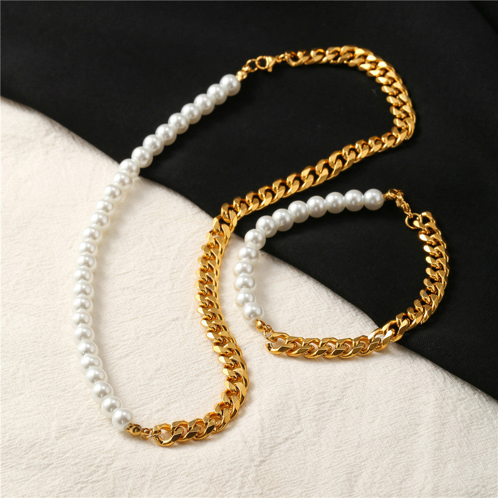 Pearl Bracelet Cold Fashion Hip Hop Simplicity